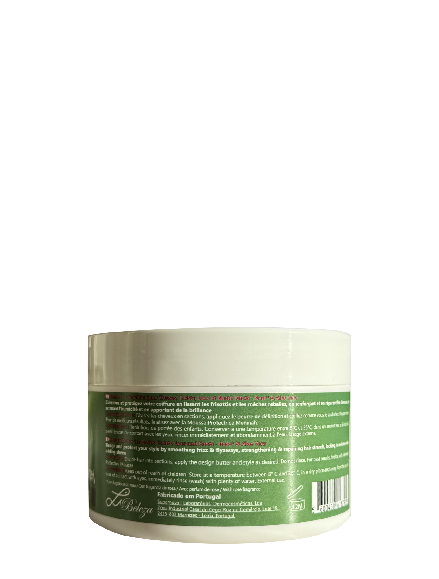 Rose & Aloe Vera Design Butter for Braids, Twists, Locs and Knots